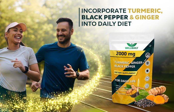 Include Turmeric, Black Pepper & Ginger Into Daily Diet