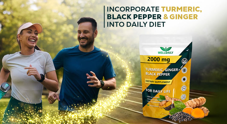 Include Turmeric, Black Pepper & Ginger Into Daily Diet