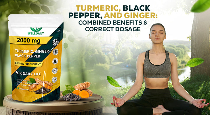Turmeric, Black Pepper, and Ginger - Combined Benefits & Correct Dosage